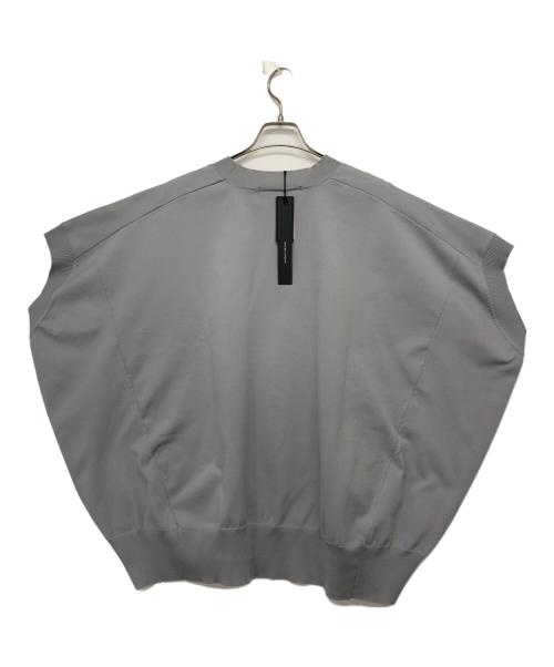 mizuiro-ind（ミズイロインド）mizuiro-ind (ミズイロインド) コクーンワイドベスト グレー サイズ:ｆ 未使用品の古着・服飾アイテム