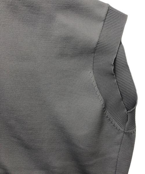 mizuiro-ind（ミズイロインド）mizuiro-ind (ミズイロインド) コクーンワイドベスト グレー サイズ:ｆ 未使用品の古着・服飾アイテム