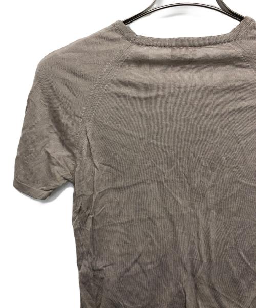 HERMES（エルメス）HERMES (エルメス) シルクラグランニット ベージュ サイズ:Sの古着・服飾アイテム