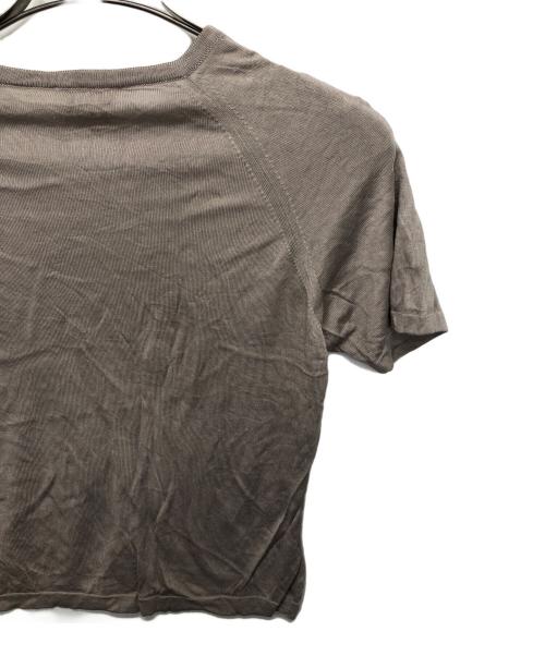 HERMES（エルメス）HERMES (エルメス) シルクラグランニット ベージュ サイズ:Sの古着・服飾アイテム