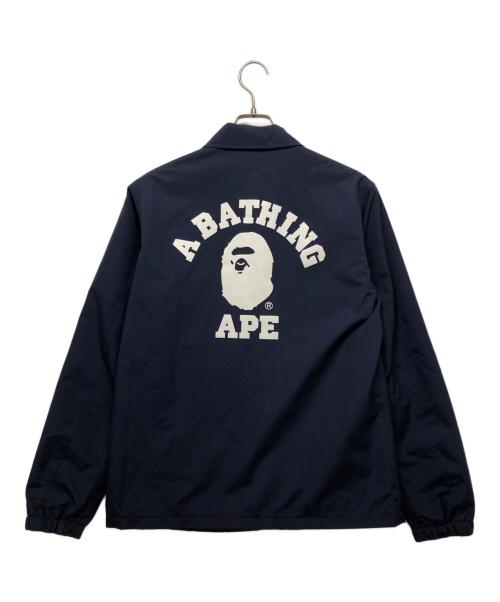 A BATHING APE（ア ベイシング エイプ）A BATHING APE (ア ベイシング エイプ) コーチジャケット ネイビー サイズ:Sの古着・服飾アイテム