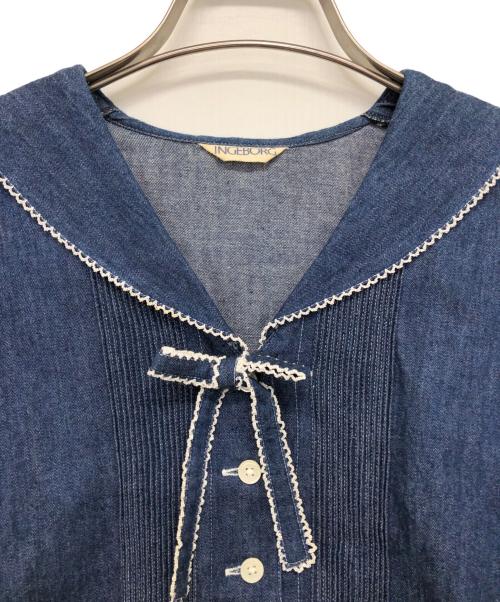 INGEBORG（インゲボルグ）INGEBORG (インゲボルグ) デニムスカートセットアップ インディゴ サイズ:表記無しの古着・服飾アイテム