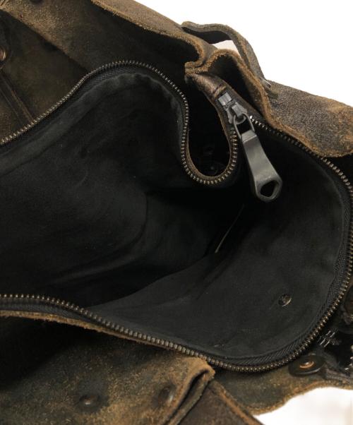 VERMILLION（ヴァーミリオン）vermillion (ヴァーミリオン) トートバッグ ブラウンの古着・服飾アイテム