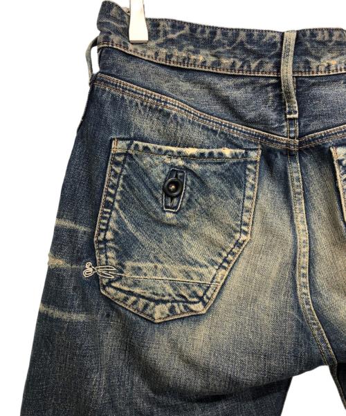 Denham（デンハム）Denham (デンハム) ユーズド加工デニムパンツ インディゴ サイズ:Lの古着・服飾アイテム