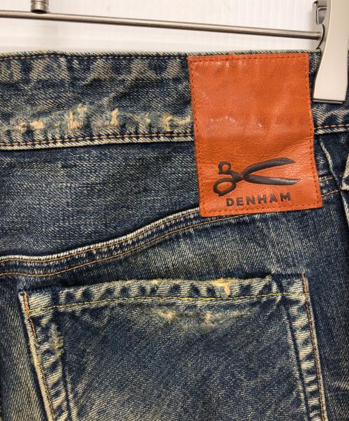 Denham（デンハム）Denham (デンハム) ユーズド加工デニムパンツ インディゴ サイズ:Lの古着・服飾アイテム
