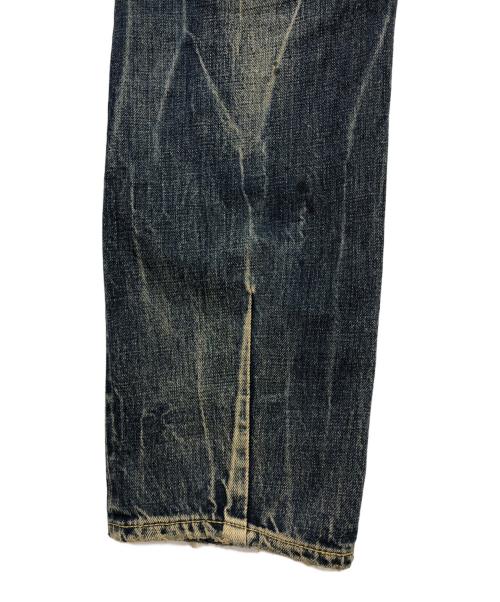 Denham（デンハム）Denham (デンハム) ユーズド加工デニムパンツ インディゴ サイズ:Lの古着・服飾アイテム