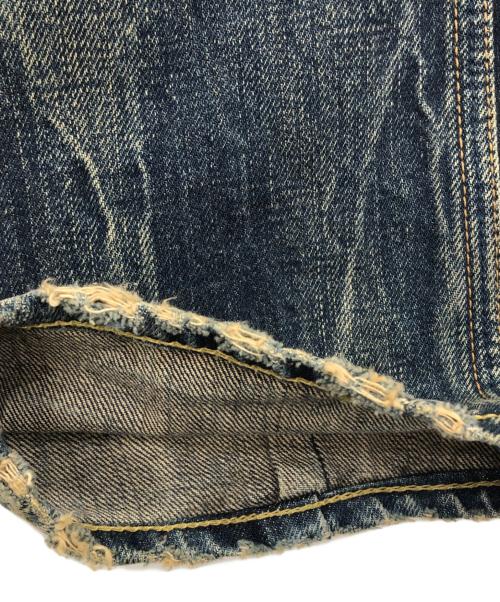 Denham（デンハム）Denham (デンハム) ユーズド加工デニムパンツ インディゴ サイズ:Lの古着・服飾アイテム