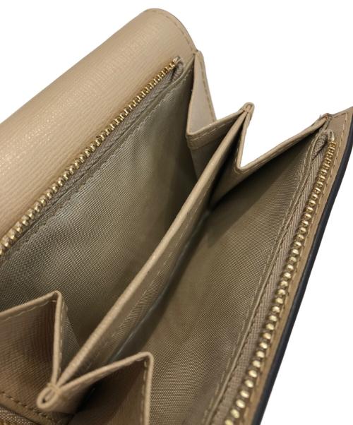 FURLA（フルラ）FURLA (フルラ) BABYLON/バビロン  3つ折り財布 ベージュの古着・服飾アイテム