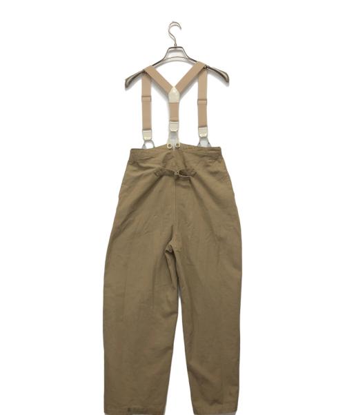 Spick and Span（スピック＆スパン）Spick and Span (スピックアンドスパン) サスペンダー付きワーカーパンツ ベージュ サイズ:38の古着・服飾アイテム