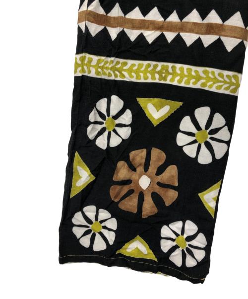 Ron Herman（ロンハーマン）Ron Herman (ロンハーマン) レーヨン総柄イージーパンツ ブラック サイズ:XSの古着・服飾アイテム