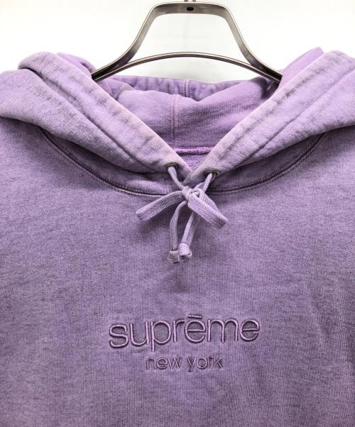 SUPREME（シュプリーム）SUPREME (シュプリーム) Spray Hooded Sweatshirt パープル サイズ:Lの古着・服飾アイテム