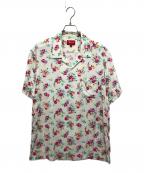SUPREMEシュプリーム）の古着「Floral Rayon S/S Shirt」｜ホワイト