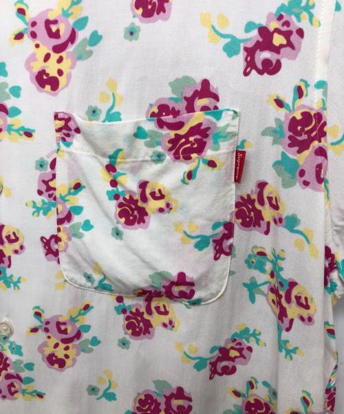 SUPREME（シュプリーム）SUPREME (シュプリーム) Floral Rayon S/S Shirt ホワイト サイズ:Lの古着・服飾アイテム