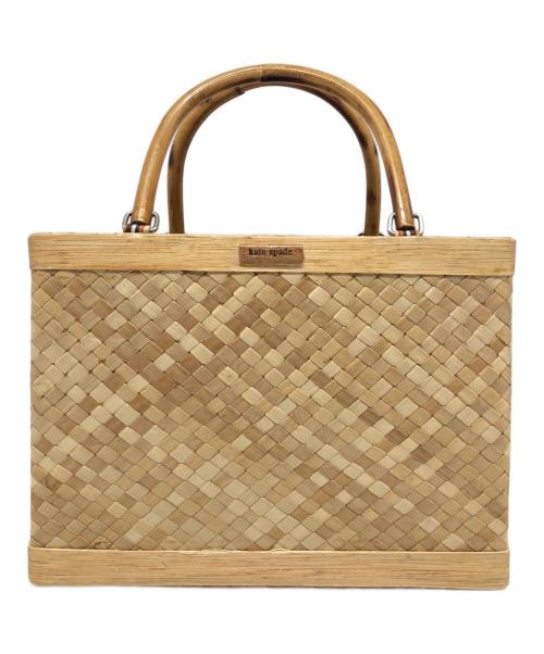 Kate Spade（ケイトスペード）Kate Spade (ケイトスペード) カゴバッグ ブラウンの古着・服飾アイテム