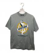 Hysteric Glamourヒステリックグラマー）の古着「GIRLS TAKE OVER Tシャツ」｜ブルー