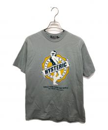 Hysteric Glamour（ヒステリックグラマー）の古着「GIRLS TAKE OVER Tシャツ」｜ブルー