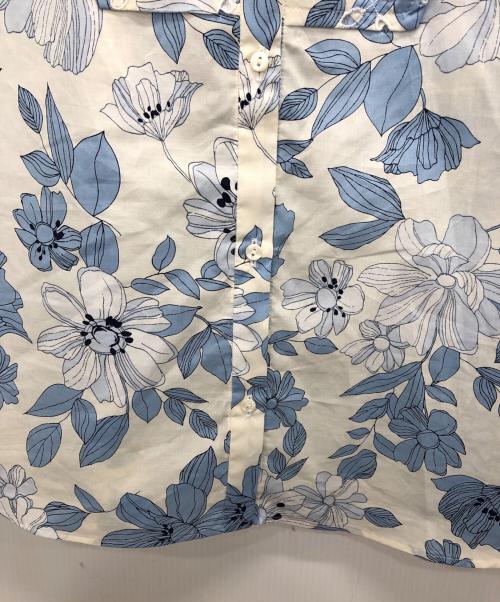 TOMORROW LAND collection（トゥモローランドコレクション）TOMORROW LAND collection (トゥモローランドコレクション) モノフラワーエンブロイダリー ボザムノースリーブブラウス スカイブルー サイズ:36の古着・服飾アイテム