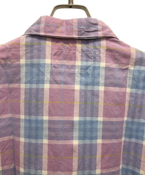 STORY mfg（ストーリーエムエフジー）story mfg (ストーリーエムエフジー) Beach LILACCHECK Shirt パープル サイズ:Ｌの古着・服飾アイテム