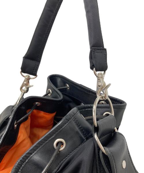 PORTER（ポーター）PORTER (ポーター) DRAWSTRING BAG (L) ブラックの古着・服飾アイテム