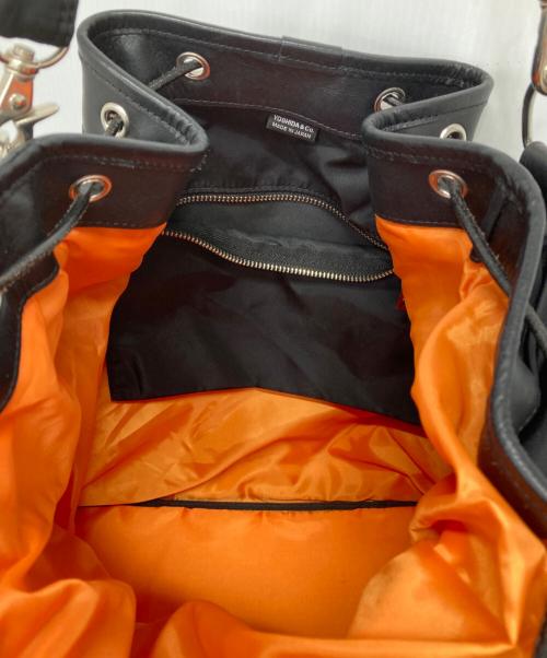 PORTER（ポーター）PORTER (ポーター) DRAWSTRING BAG (L) ブラックの古着・服飾アイテム