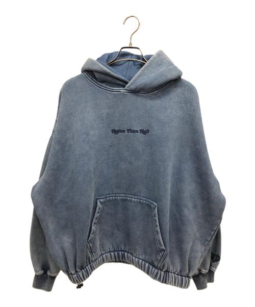 hotter than hell（ホッターザンヘル）HOTTER THAN HELL (ホッターザンヘル) プルオーバーパーカー インディゴ サイズ:FREEの古着・服飾アイテム