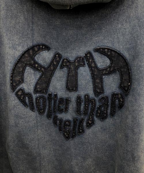hotter than hell（ホッターザンヘル）HOTTER THAN HELL (ホッターザンヘル) プルオーバーパーカー インディゴ サイズ:FREEの古着・服飾アイテム