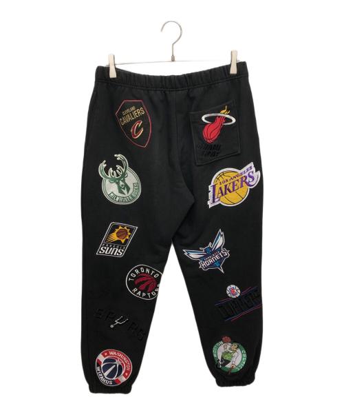 FREAK'S STORE（フリークスストア）FREAK'S STORE (フリークストア) NBA (エヌビーエー) ワッペンスウェットパンツ ブラック サイズ:Mの古着・服飾アイテム