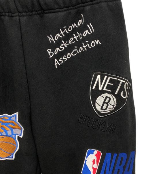 FREAK'S STORE（フリークスストア）FREAK'S STORE (フリークストア) NBA (エヌビーエー) ワッペンスウェットパンツ ブラック サイズ:Mの古着・服飾アイテム