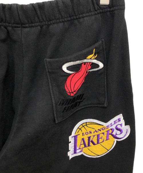 FREAK'S STORE（フリークスストア）FREAK'S STORE (フリークストア) NBA (エヌビーエー) ワッペンスウェットパンツ ブラック サイズ:Mの古着・服飾アイテム