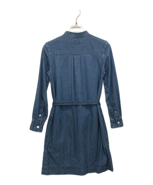 A.P.C.（アーペーセー）A.P.C. (アーペーセー) デニムワンピース インディゴ サイズ:34の古着・服飾アイテム
