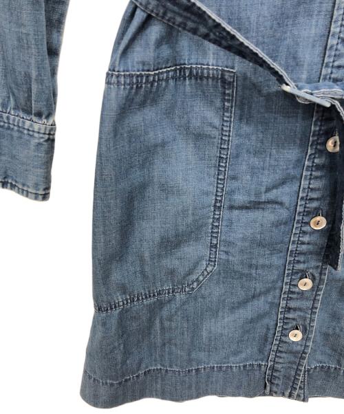 A.P.C.（アーペーセー）A.P.C. (アーペーセー) デニムワンピース インディゴ サイズ:34の古着・服飾アイテム