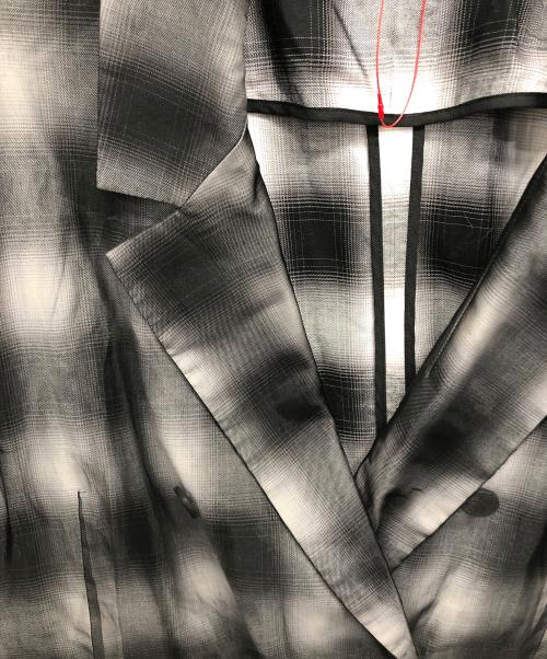 MAISON SPECIAL（メゾンスペシャル）MAISON SPECIAL (メゾンスペシャル) See-through Layered Half Sleeve Jacket ブラック サイズ:Fの古着・服飾アイテム