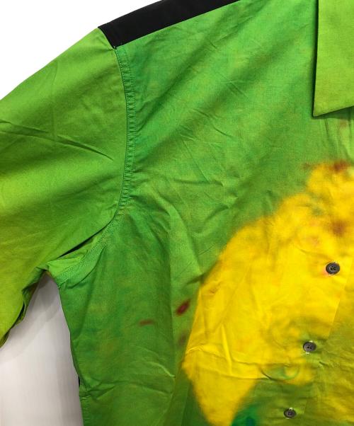 DRIES VAN NOTEN（ドリスヴァンノッテン）DRIES VAN NOTEN (ドリスヴァンノッテン) Len Lye (レン・ライ) 半袖シャツ グリーン サイズ:SIZE36の古着・服飾アイテム