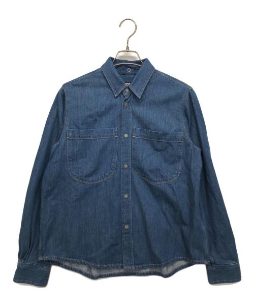 DIESEL（ディーゼル）DIESEL (ディーゼル) オーバーサイズデニムシャツ インディゴ サイズ:Sの古着・服飾アイテム