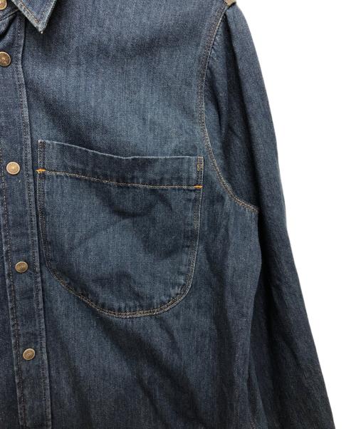 DIESEL（ディーゼル）DIESEL (ディーゼル) オーバーサイズデニムシャツ インディゴ サイズ:Sの古着・服飾アイテム