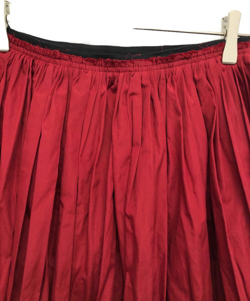 MARNI（マルニ）MARNI (マルニ) ロングプリーツスカート レッド サイズ:38の古着・服飾アイテム