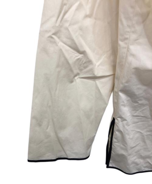 TORY BURCH（トリーバーチ）TORY BURCH (トリーバーチ) 長袖スキッパーブラウス ベージュの古着・服飾アイテム