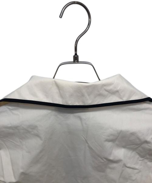 TORY BURCH（トリーバーチ）TORY BURCH (トリーバーチ) 長袖スキッパーブラウス ベージュの古着・服飾アイテム