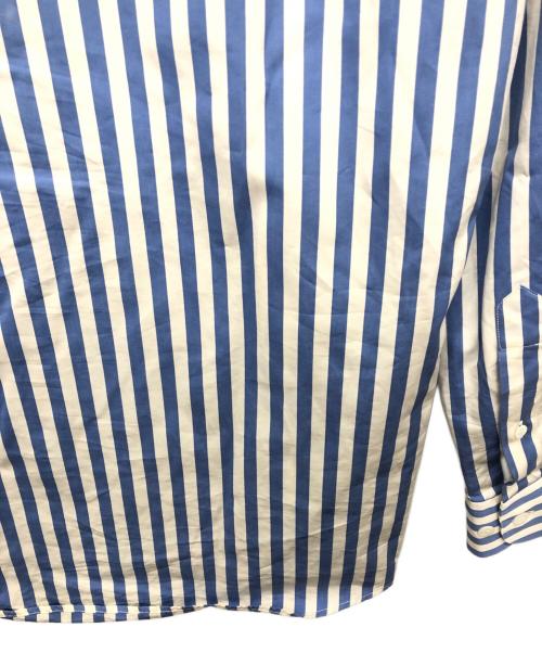 DRIES VAN NOTEN（ドリスヴァンノッテン）DRIES VAN NOTEN (ドリスヴァンノッテン) 長袖ストライプシャツ ブルー サイズ:SIZE34の古着・服飾アイテム