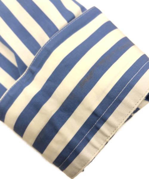 DRIES VAN NOTEN（ドリスヴァンノッテン）DRIES VAN NOTEN (ドリスヴァンノッテン) 長袖ストライプシャツ ブルー サイズ:SIZE34の古着・服飾アイテム