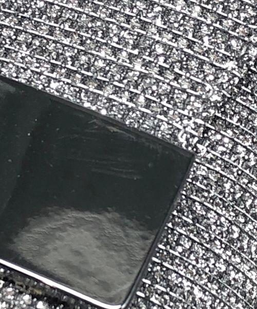 sergio rossi（セルジオロッシ）sergio rossi (セルジオロッシ) SR1/スクエアトゥラメローファー シルバー サイズ:39の古着・服飾アイテム