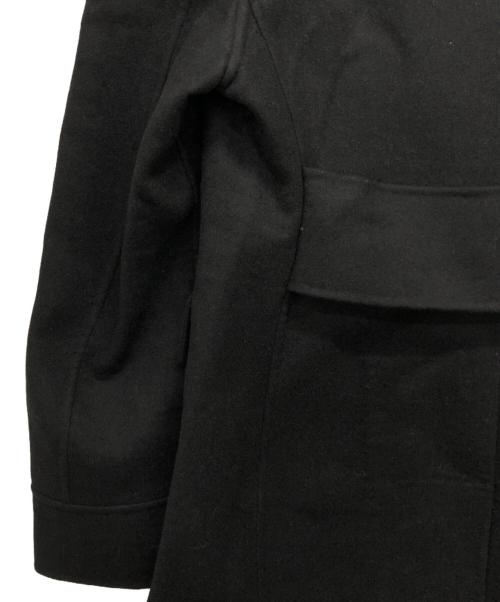 Christian Dior（クリスチャン ディオール）Christian Dior (クリスチャン ディオール) アンゴラ混ダブルロングコート ブラック サイズ:46の古着・服飾アイテム