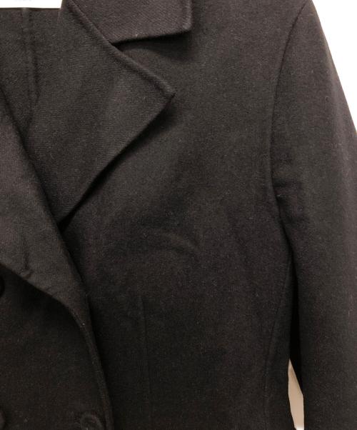 Christian Dior（クリスチャン ディオール）Christian Dior (クリスチャン ディオール) アンゴラ混ダブルロングコート ブラック サイズ:46の古着・服飾アイテム