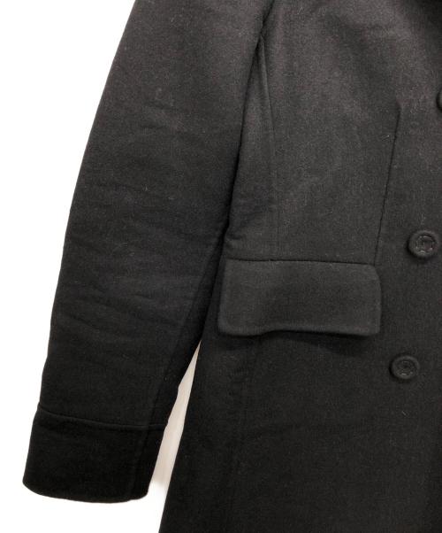 Christian Dior（クリスチャン ディオール）Christian Dior (クリスチャン ディオール) アンゴラ混ダブルロングコート ブラック サイズ:46の古着・服飾アイテム