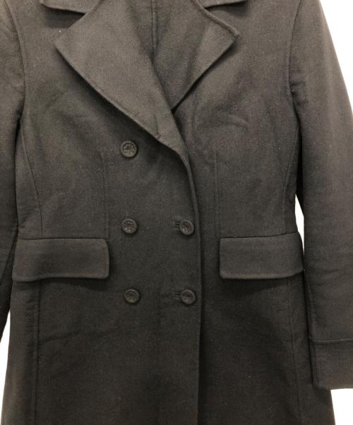 Christian Dior（クリスチャン ディオール）Christian Dior (クリスチャン ディオール) アンゴラ混ダブルロングコート ブラック サイズ:46の古着・服飾アイテム