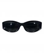 MIU MIUミュウミュウ）の古着「オーバルグリンプス サングラス」｜ブラック