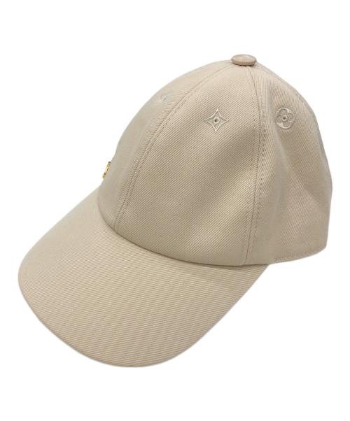 LOUIS VUITTON（ルイ ヴィトン）LOUIS VUITTON (ルイ ヴィトン) LV アイコニック/キャップ ベージュ サイズ:表記無しの古着・服飾アイテム