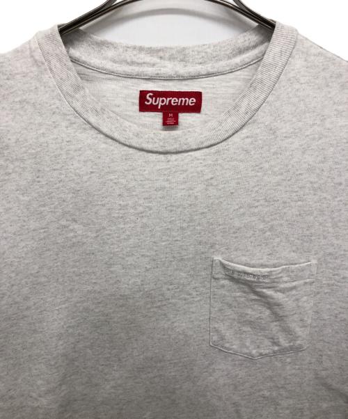 SUPREME（シュプリーム）SUPREME (シュプリーム) S/S Pocket Tee グレー サイズ:Mの古着・服飾アイテム