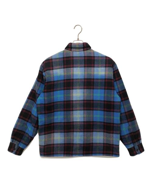SUPREME（シュプリーム）SUPREME (シュプリーム) Quilted Plaid Shirt ブルー サイズ:Mの古着・服飾アイテム
