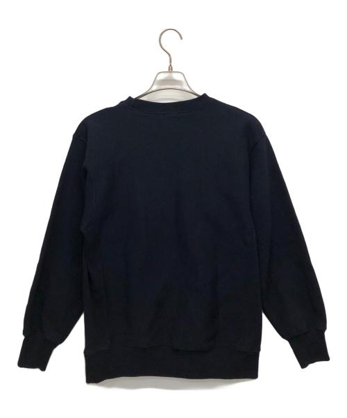 OLD FOLK HOUSE（オールドフォークハウス）OLD FOLK HOUSE (オールドフォークハウス) Circle Logo Studs Sweatshirt ネイビー サイズ:Mの古着・服飾アイテム